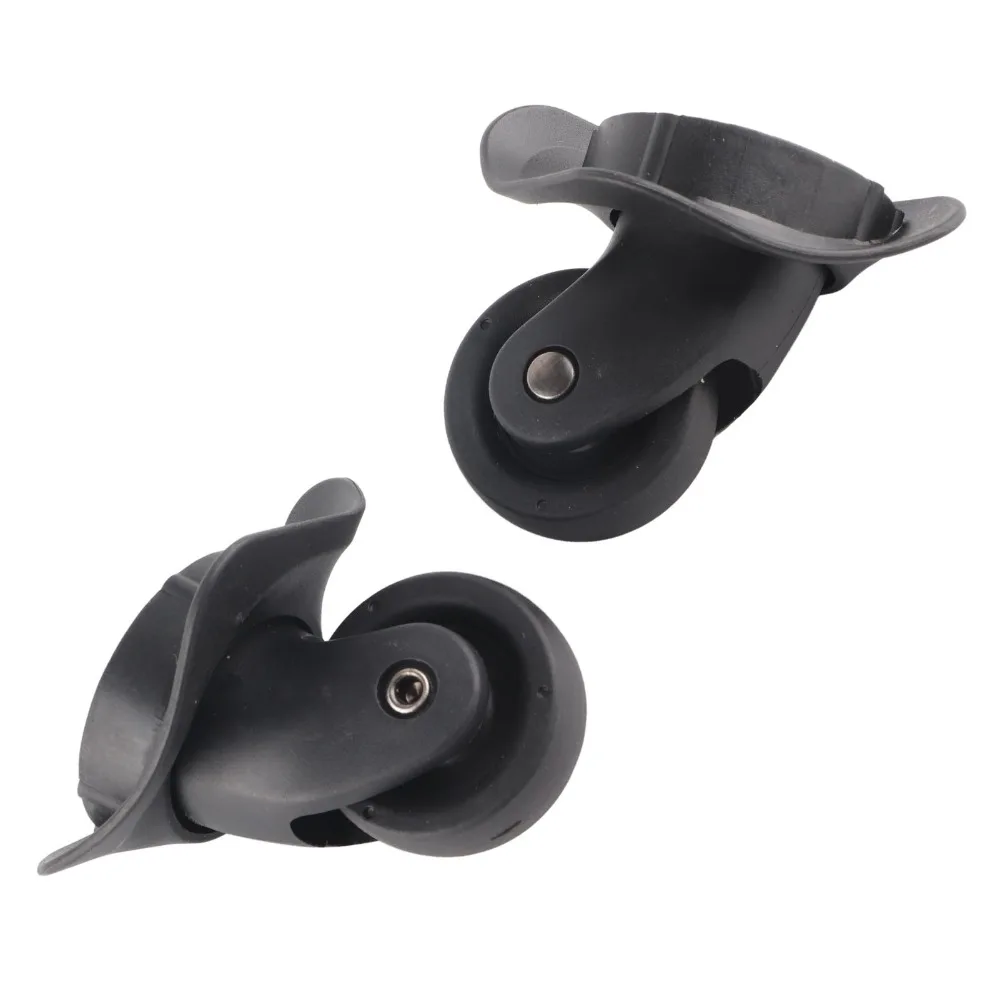 

1 Pair PP+PET Luggage Wheels Replacement Mute 360 Degree Rotation Suitcase Wheels Replacement Swivel Suitcase Wheels