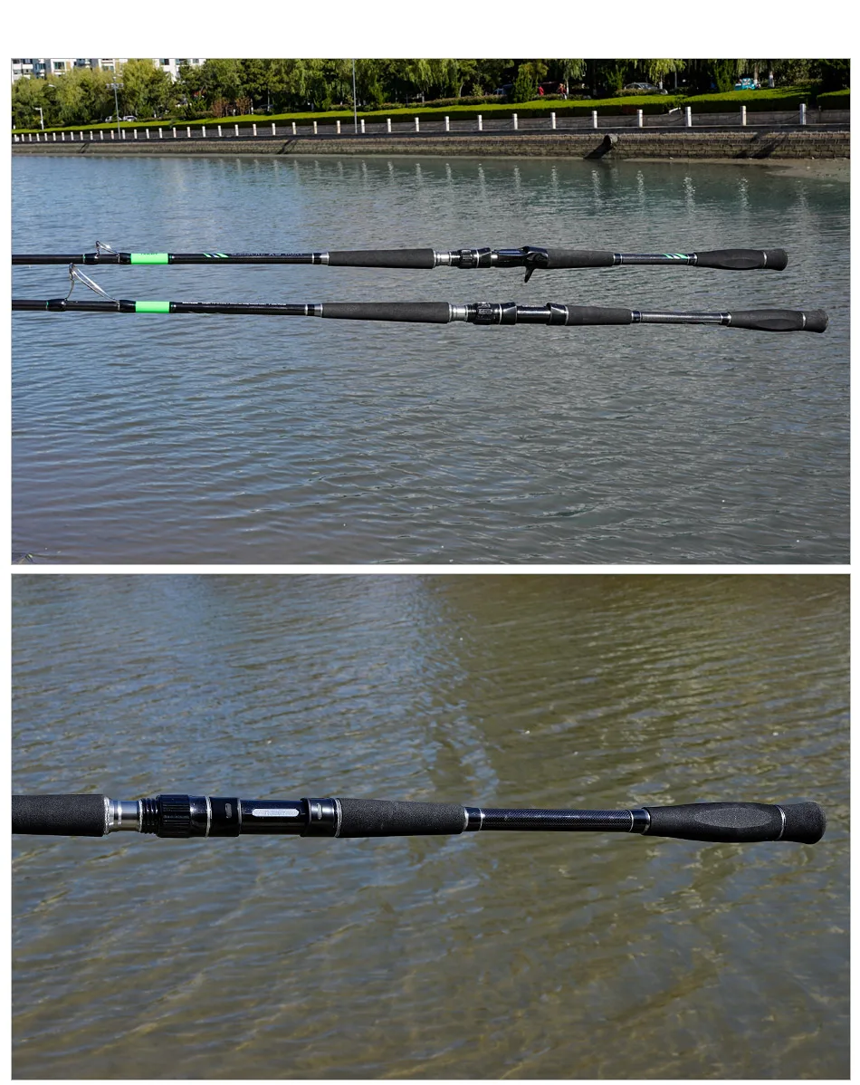 Noeby-Boat Angelrute, vielseitige Boots-Jigging-Rute, Thunfisch Big Game Meeresangelruten, maximale Zugkraft 19 kg Sinker, 80–300 g, 1,83 m, 2,13 m, 2,43 m – Detail 8
