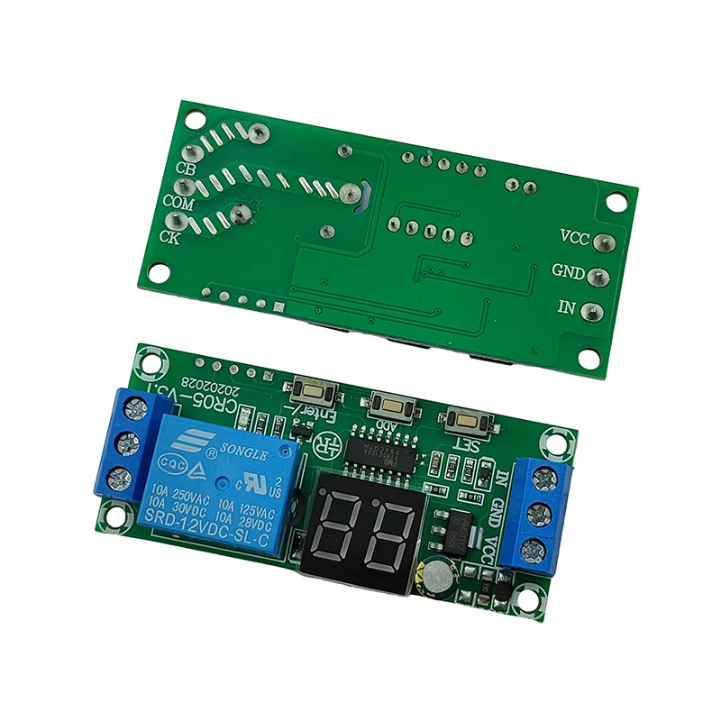 DC 5V 12V 24V Timer Delay Relay Module Multifunction Infinite Timing Programmable Delay Time Switch Module