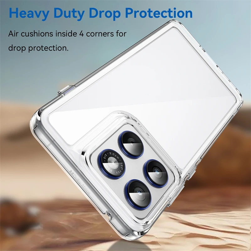 حافظة شفافة لهاتف موتورولا إيدج 70 حافظة سيليكون ملونة غطاء خلفي موتو إيدج 70 حافظة لهاتف موتو X70 اير إيدج 70 #5