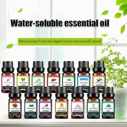 Huile essentielle de fruits et fleurs, soluble dans l'eau, 10ml, pour aromathérapie, humidificateur, diffuseur d'arôme, parfum, lampe, désodorisant