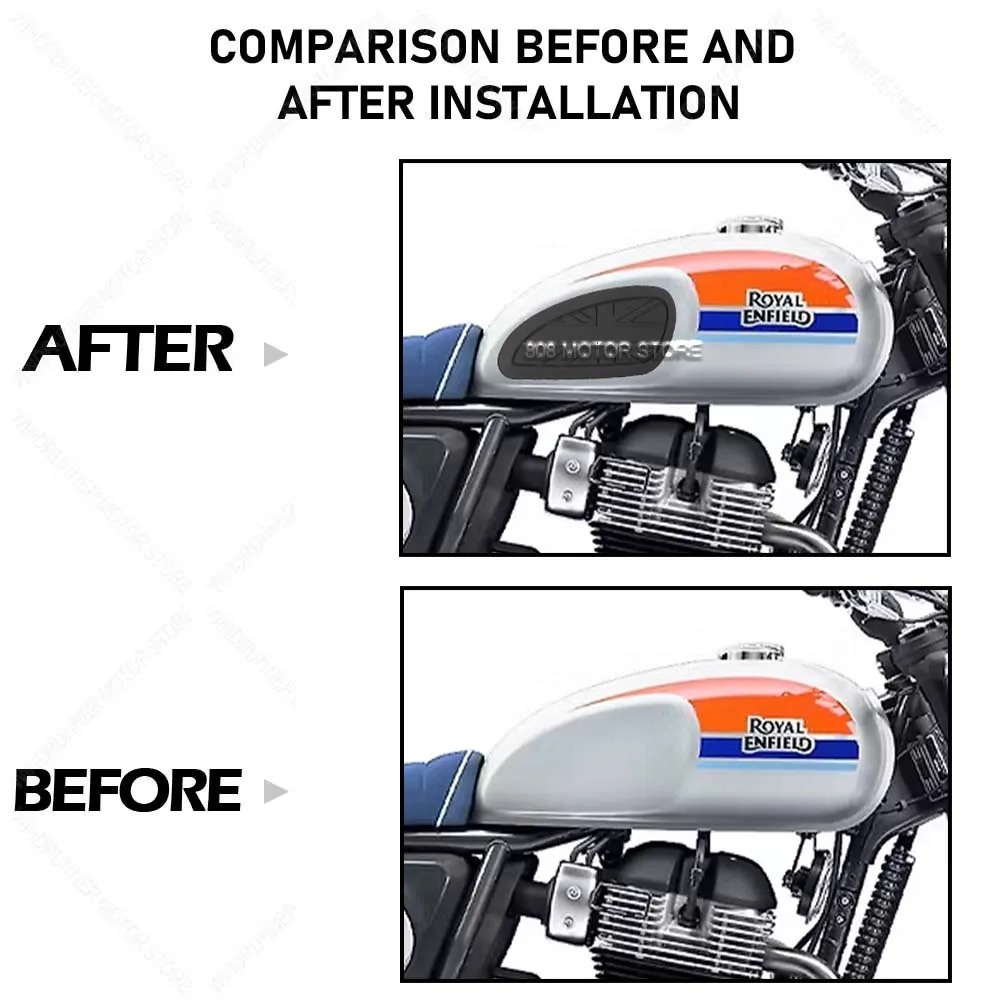 For Bear 650 Motorcycle Accessories Fuel Tank Pad Protector Sticker Side Anti Slip Protection Pad Knee Grip