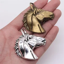 WYSIWYG 1pcs 52x51mm Big Horse Head Charm Horse Head Pendants For Jewelry Making Horse Head Pendants