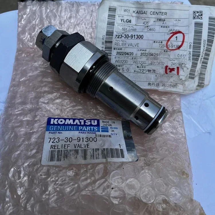 

Genuine Relief Valve Assembly 723-30-91300 for Construction Machinery WA380-6 and WA430-6 Part