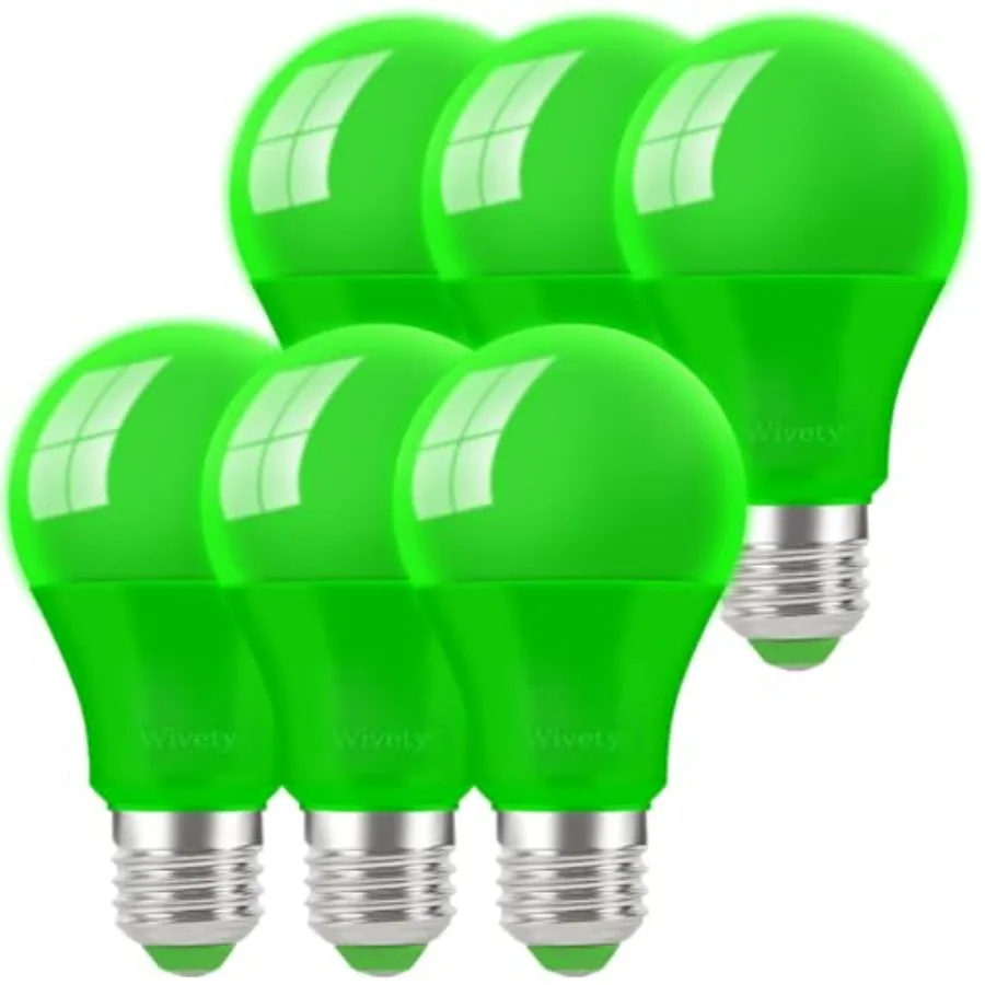 

Light Bulb, A19 E26 Base, 9W LED Lightbulbs for Outdoor Porch, Indoor Party Decoration, Holiday Lighting, Halloween Decor, Chri
