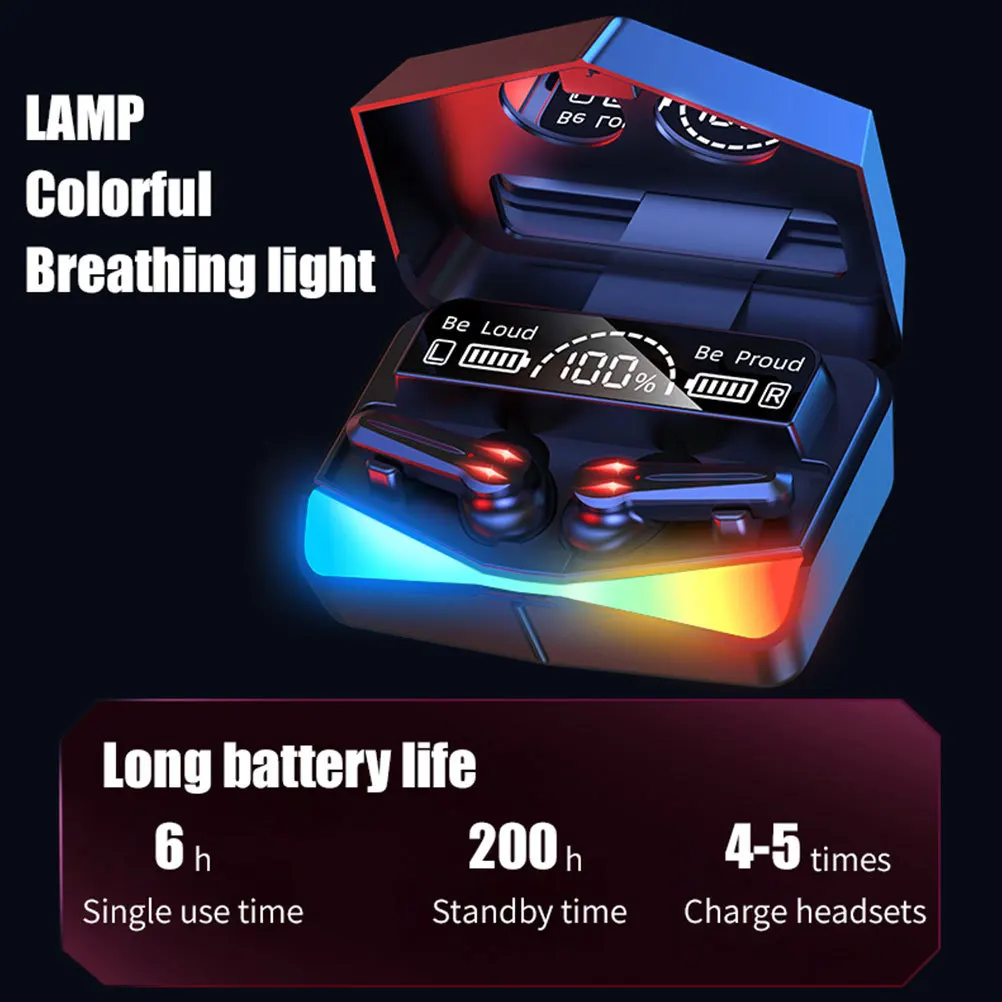 

1 set 1 Set 5.1 Gaming Earbuds Wireless Headset Charging Case Touch Control Low Latency Hd Sound Binaural Call Noise