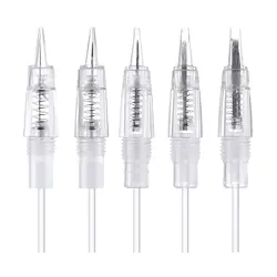 10/50/100pcs 1R 3R 5R Microblading Eyebrow Tattoo Needle Cartridge For Charmant Charme Princesse Liberty Tattoo Machine Needle