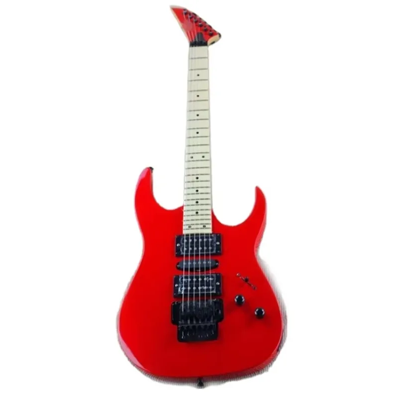 STLF Weifang 6 String Wine Red Colour Tremolo Electric Guitar