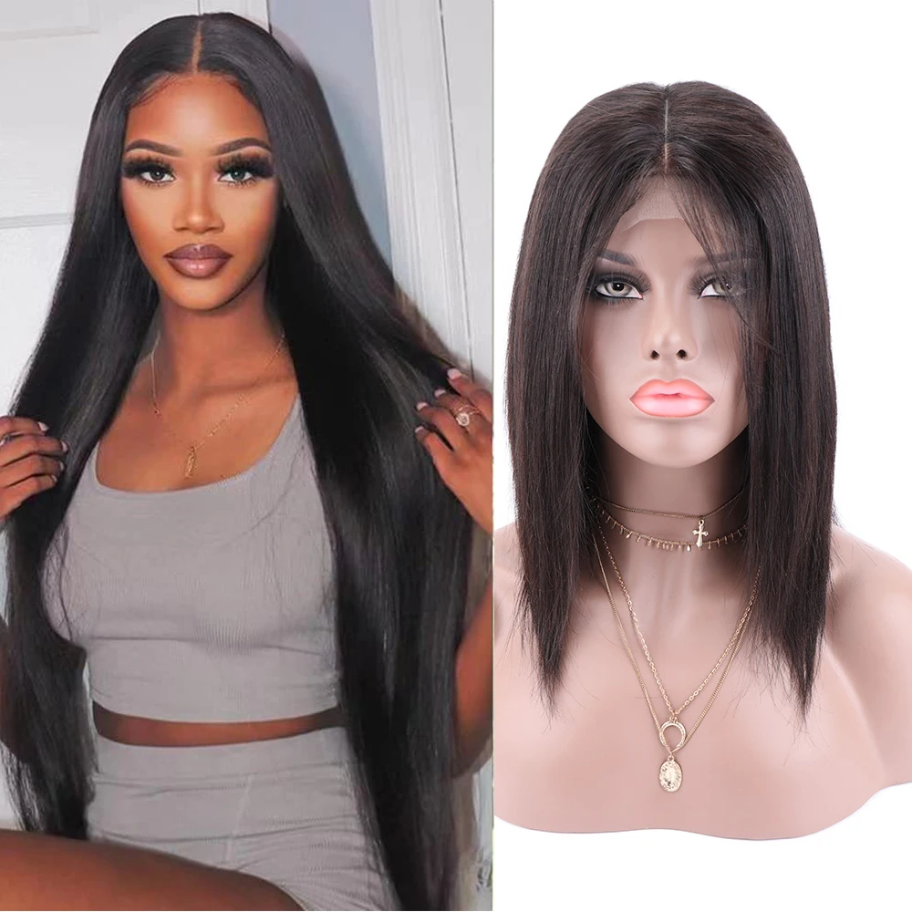 

4x4 Lace Frontal Human Hair Wigs for Black Women Vietnam Hair Lace Front Wig Lace Closure Wig Glueless Straight Human Hair Wigs