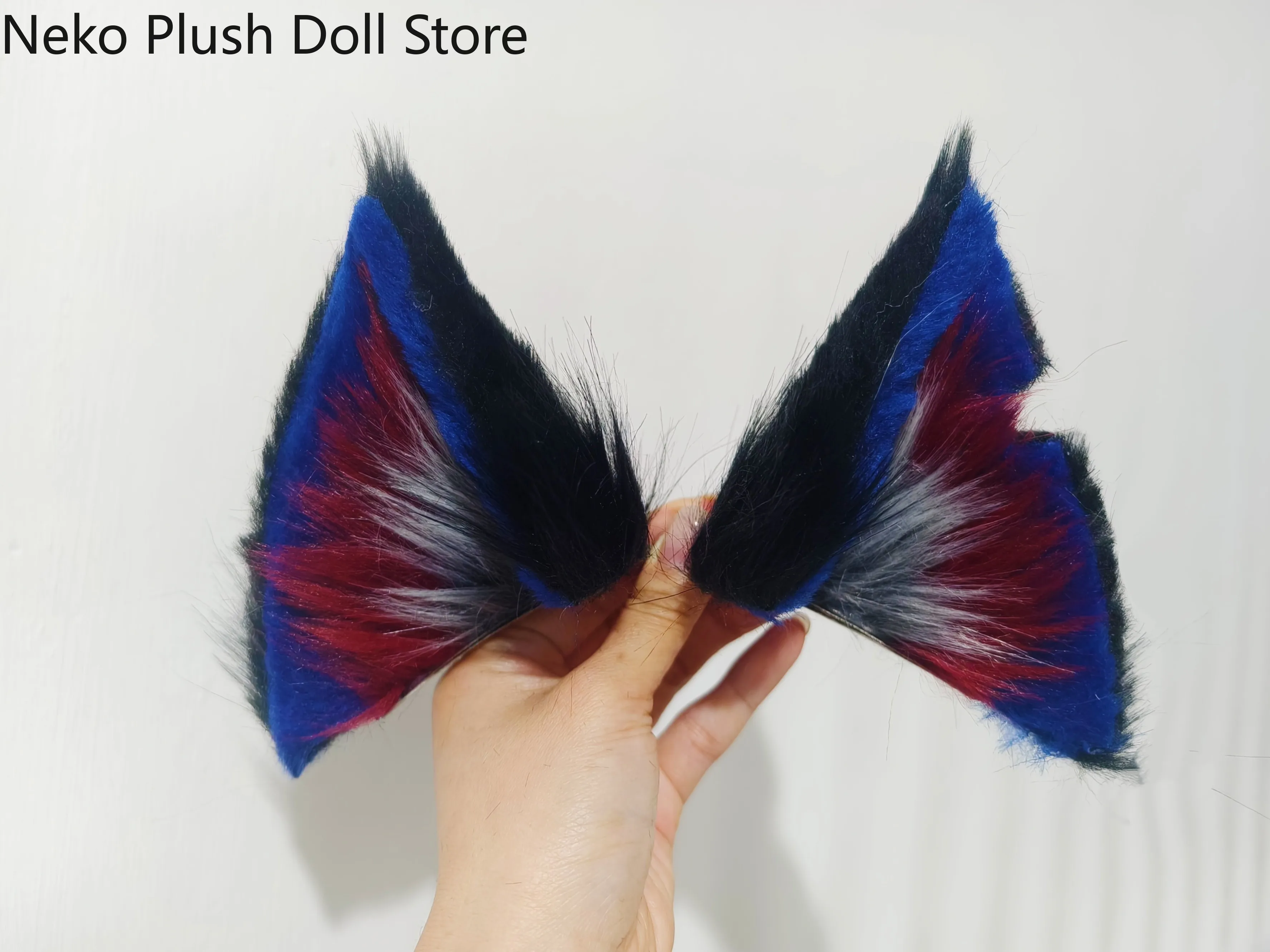 Arknights: Endfield Wolf Guard Cosplay Ear Gradient Cat Tail Anime Headband Headwear Props  Accessories Halloween  Fans Gift
