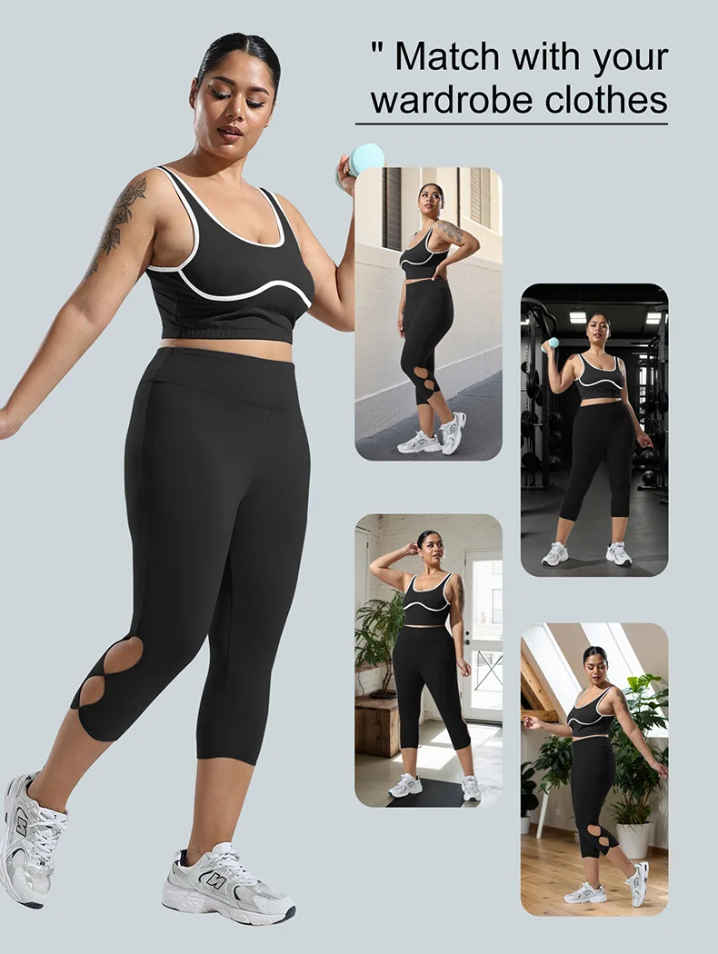 

Женские летние спортивные леггинсы в европейском и американском стиле, дышащие капри для йоги с высокой талией, ощущение обнаженности