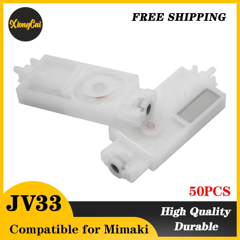 

50 шт. JV33 демпфер чернил для Mimaki JV33 JV5 CJV30, печатающая головка, совместимый фильтр с растворителем, печатающая головка принтера dx5, демпфер DX5