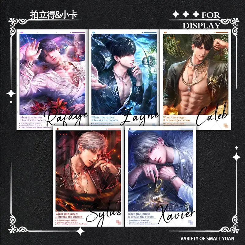 Love and Deepspace Xavier Zayne Rafayel Exquisite kreative Anime-Ware-Fotokarten Hochwertige Cartoon-Sofortfotos