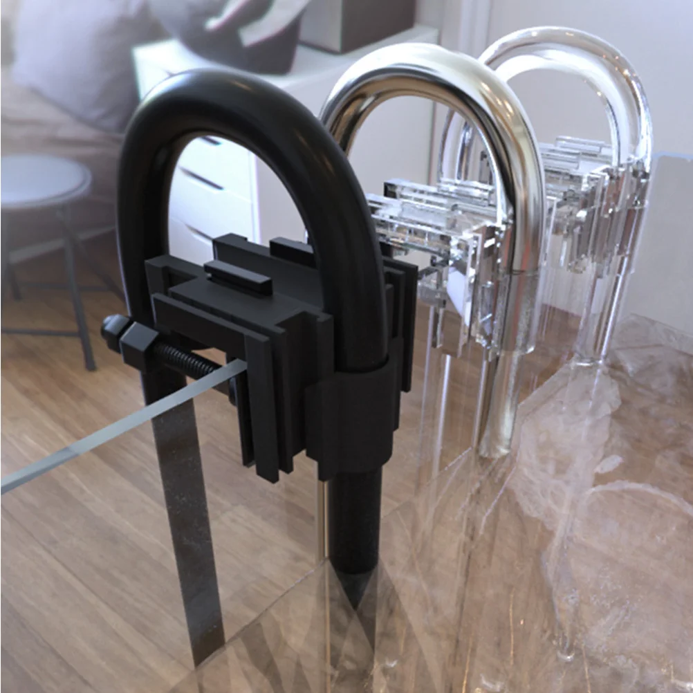 

Durable Acrylic Filter Water Holder Aquarium Fixed Clip Fish Tank Inlet Outlet Clamp Transparent Easy Install Filter Water Clip