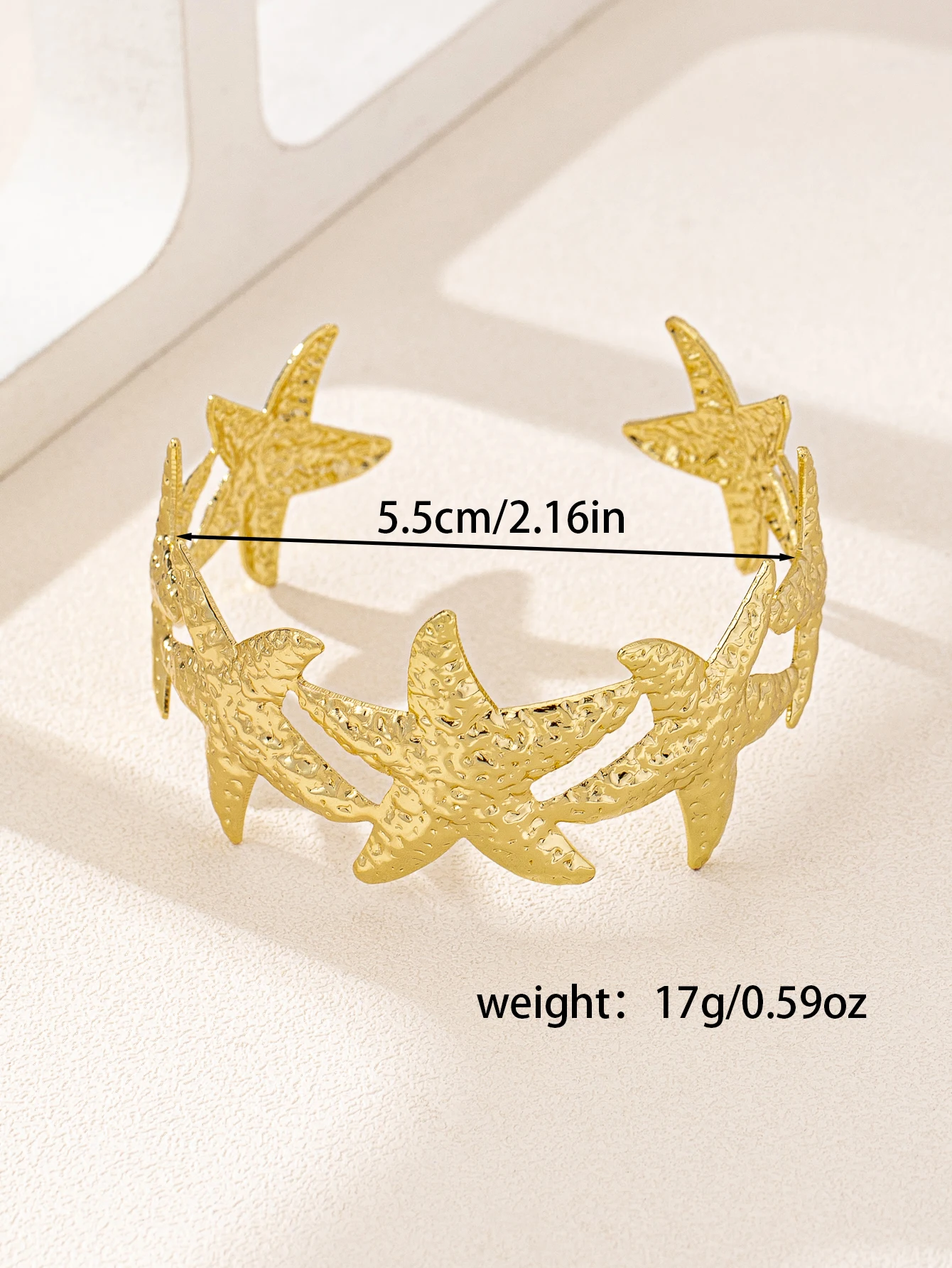 1 Simple Elegant and Versatile Retro Fashion Starfish Bracelet