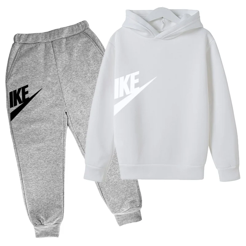 Zweiteiliges Hoodie-Set für Jungen und Mädchen im Alter von 2 bis 13 Jahren, Modische Anime-Kleidung, Lässige Hosen, Kinder-Kapuzenpullover – Detail 17
