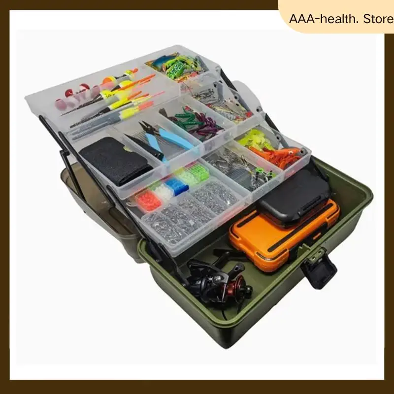 

Portable Fishing Tackle Storage Box Portable Fishing Tackle Storage Box Ideal For Outdoor Fishing Gear-AA74
