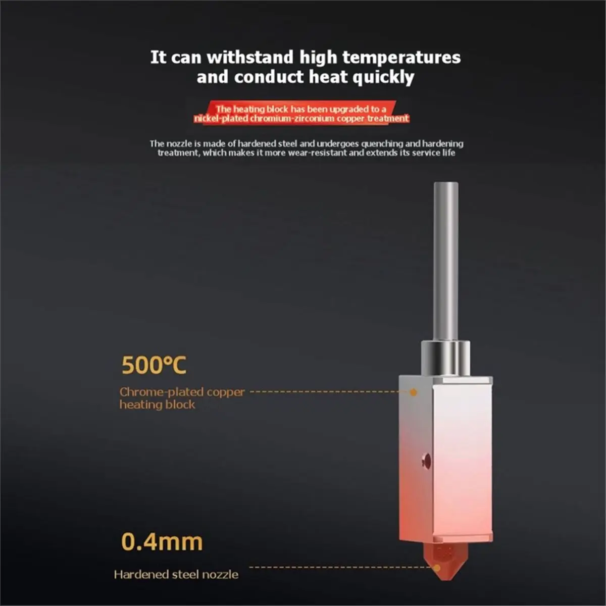 L70A For P1/X1 Hotend Complete Hotend Upgrade Hot End P1/X1 Accessories 3D Printing Parts C