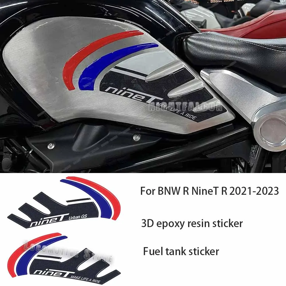 

3D Epoxy Resin Stickers For BMW R NineT R 2021 2022 2023 R NineT Urban GS Motorcycle Accessories Tank Pad Protection Sticker Kit