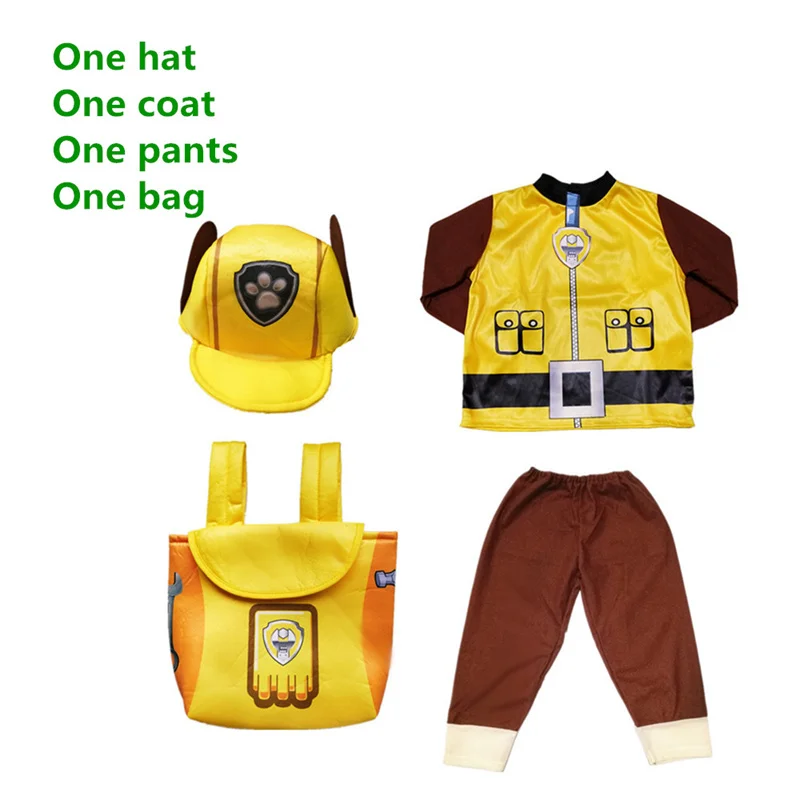 Paw Patrol Costume Kids Cosplay Chase Marshall Stage Performance Outfit Christmas Dress Up Costumes Boy Girl Birthday Gifts