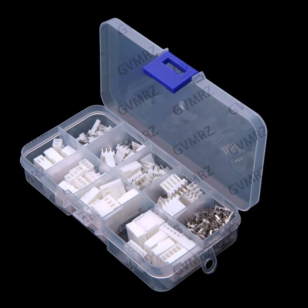 230PCS 2P-5P KF2510 2p 3p 4P 5P pin Terminal Housing Pin Header Connector Adaptor header Terminal Assortment Kit  4P 5P IBUW