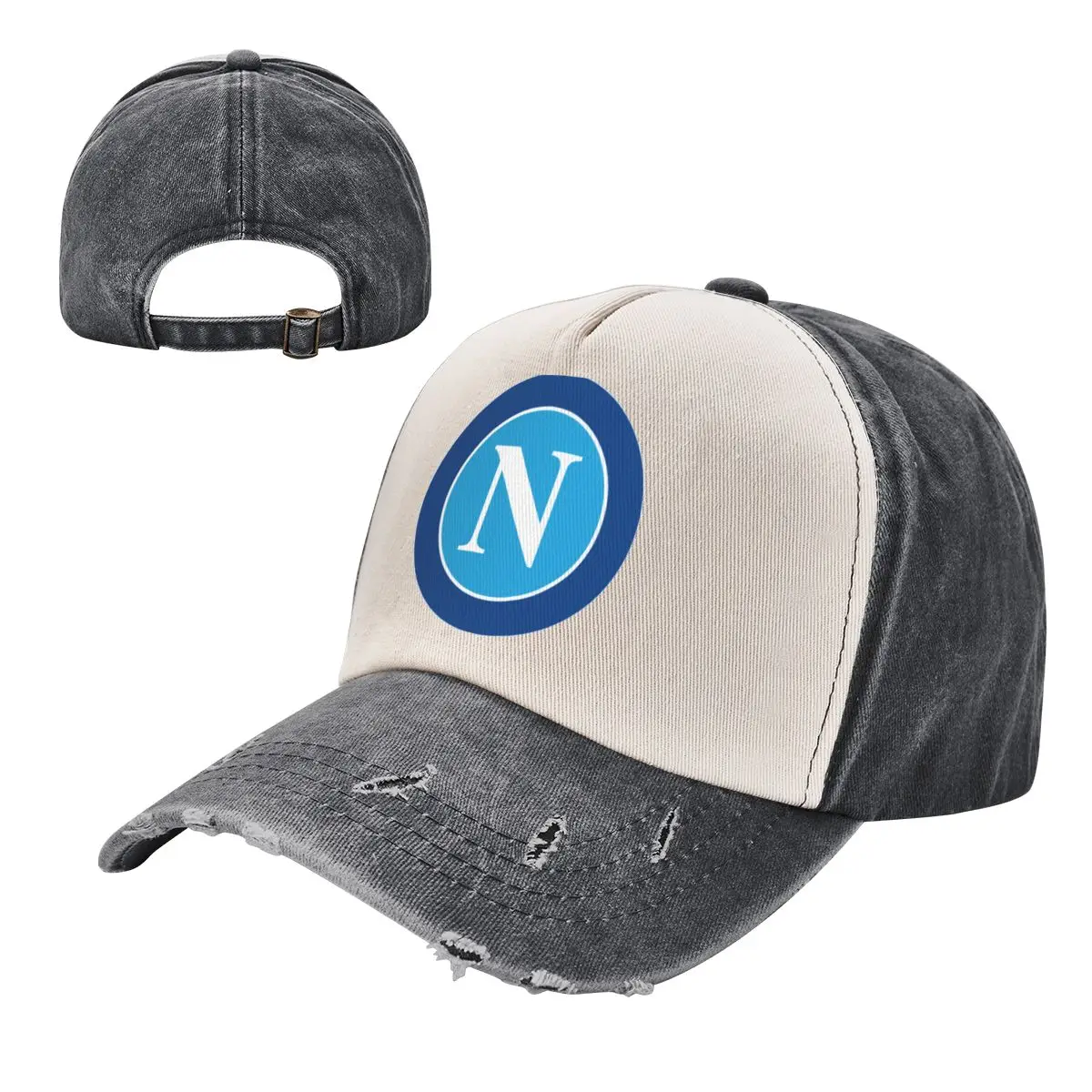 Naples Logo SSC_Neapel Baseball Caps Cotton Outdoor Adjustable Casual Hat Sunscreen Hat