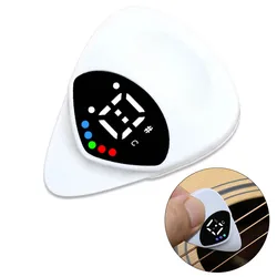 2-in-1 Guitar Picks Tuner Tunning Guitar Tuners Pick For Acoustic Electric Guitar Bass Mandolin Without Battery Guitar Parts