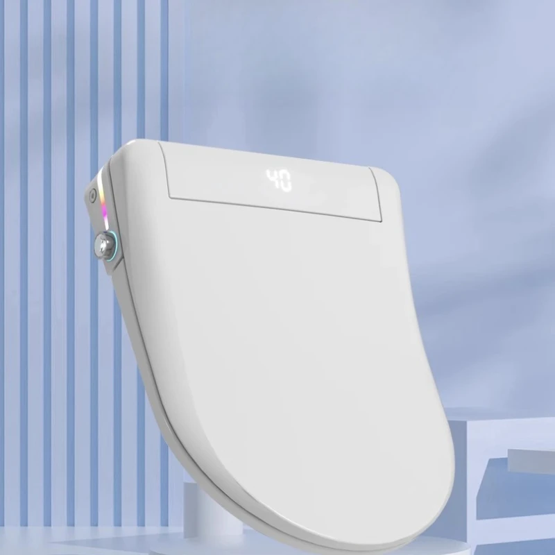 

Light smart toilet cover Fully automatic household instant flushing drying Electric heating seat
