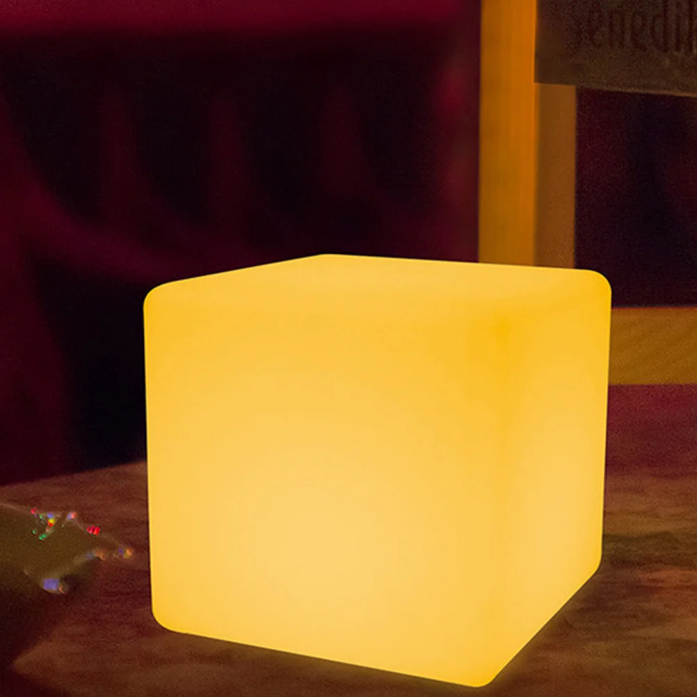 الإبداعية مربع LED مصباح الليل 5 واط 16 ألوان USB شحن ضوء ملون تغيير الجدول مصباح للمنزل غرفة نوم مكتب الطرف #2