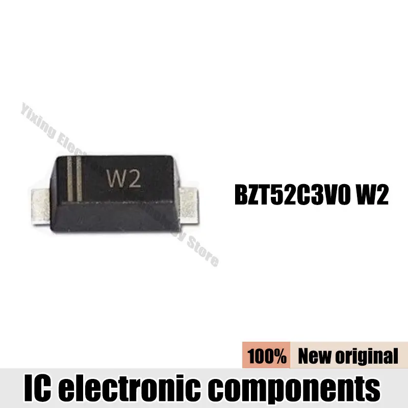 1-3000PCS NEW BZT52C3V0 W2 SOD-123