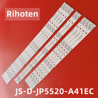 LED Backlight strip 5/4 lamps For Irt  Led5516fhdsmart AKAI 55'' TV AKTV551 JS-D-JP5520-A41EC B51EC C51EC (60416) MS-L0956