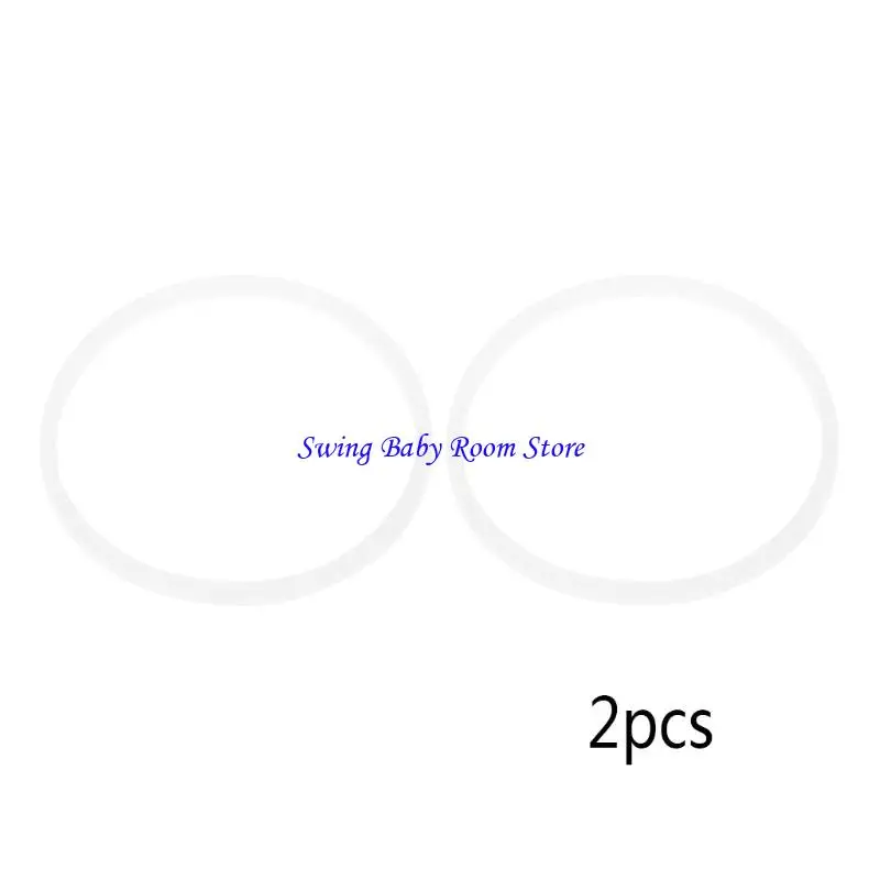 K1AD 2Pcs 8.3cm Rubber O Shaped Replacement Gaskets Seal Ring Part For Blender Juicer