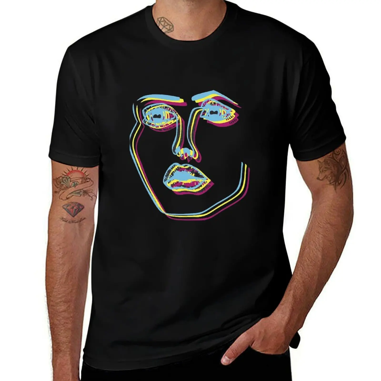 Disclosure face logo T-Shirt man t shirt cotton t shirt custom print man t shirt summer T-shirt