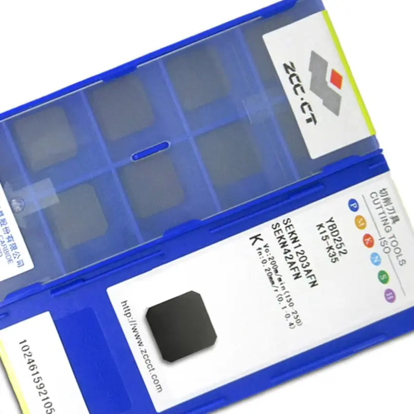 

SEKN1203AFN YBC301/SEKN1203AFN YBD252/SEKN1203AFFN YBG102/SEKN1203AFN-WC YBG102 SEKN1203 ZCC.CT CNC carbide inserts 10pcs/box