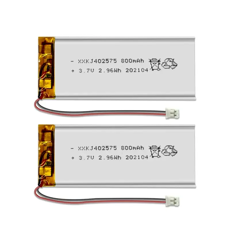 2pcs/lot XXKJ402560 402560 600mAh 3.7V polymer lithium battery sensor light night light