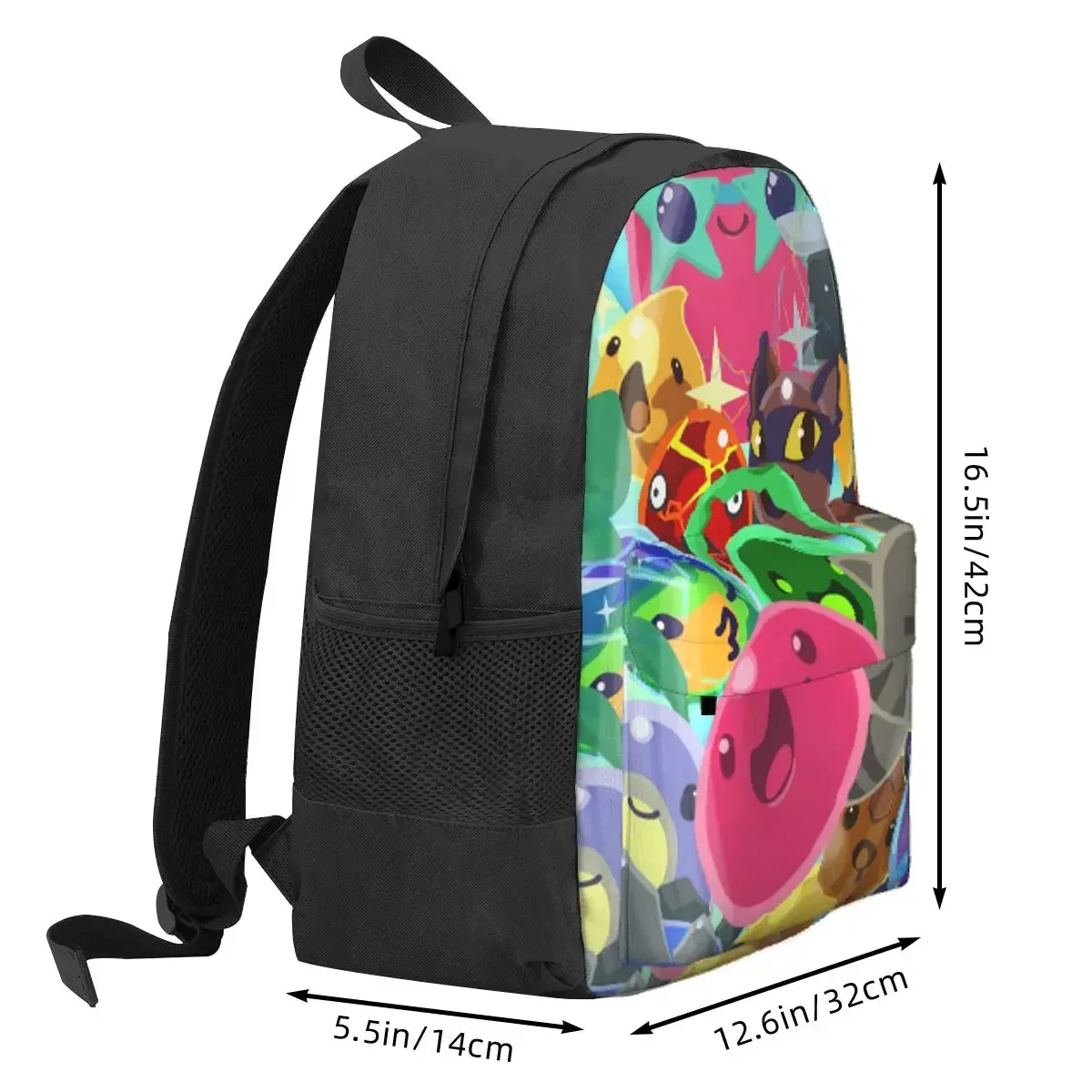 Slime Rancher Cartoon Game Anime Cute Backpack Daypack Large Capacity Children BookBag School Bag Shoulder Bags for Men Women