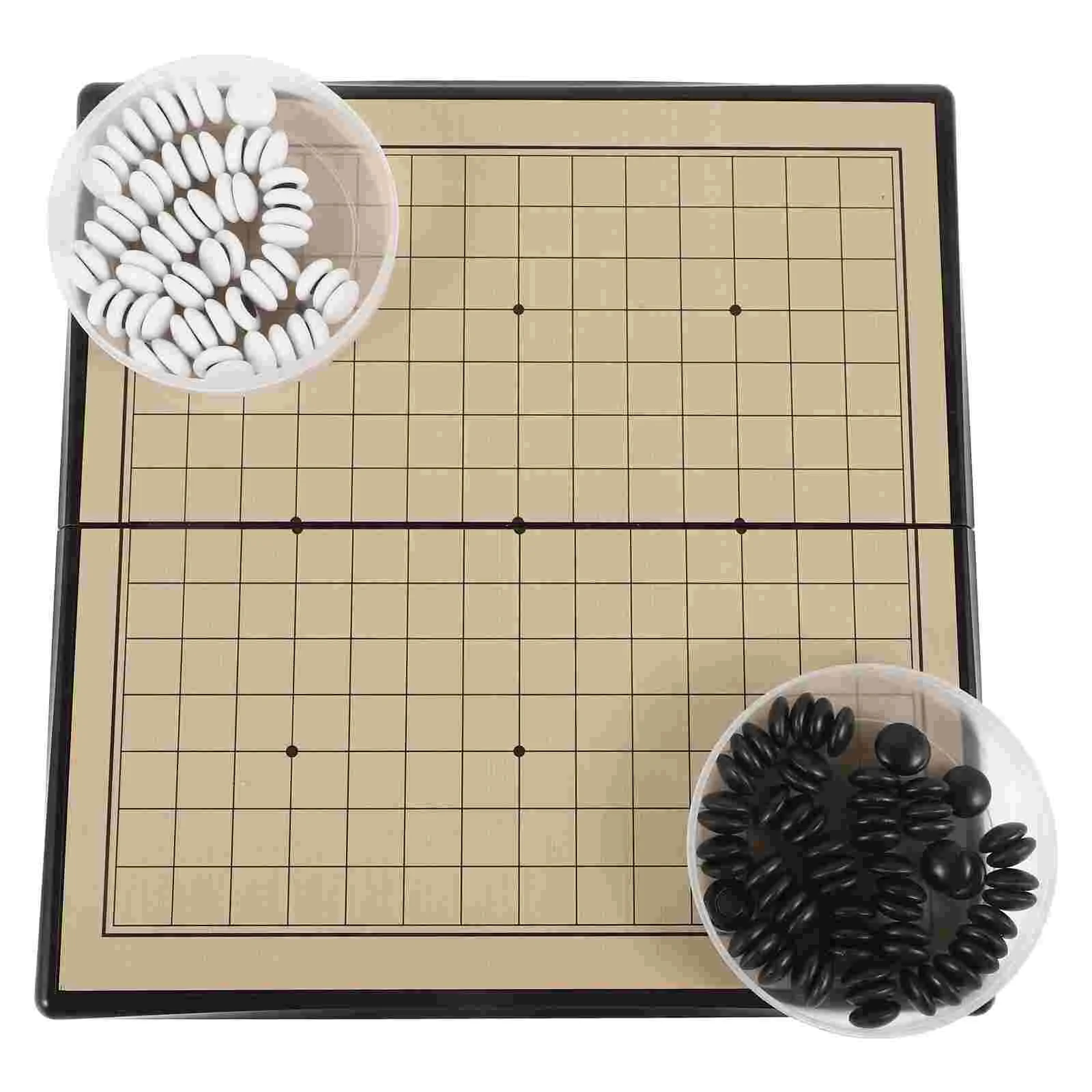 

Go Standard Board Portable Storage Weiqi Training Logical Thinking Skill Chinese Weiqi Training Props Kit