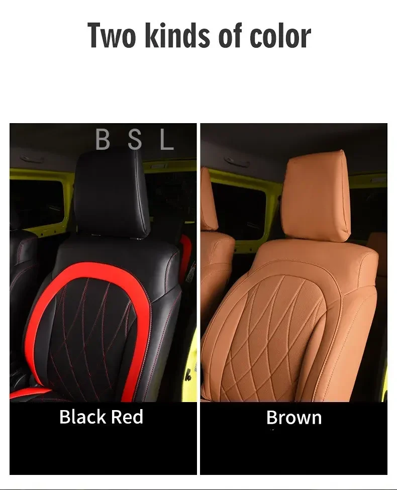 Car Seat Covers Protector Cushion Pad For Suzuki Jimny JB64 JB74 Leather Auto Interior Styling Accessories Customized 2019-2021