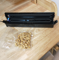 Portable 220V Vacuum Sealer Food Automatic Household Packaging Machine Multi-Functional Air-Tight Preservation Kitchen Use