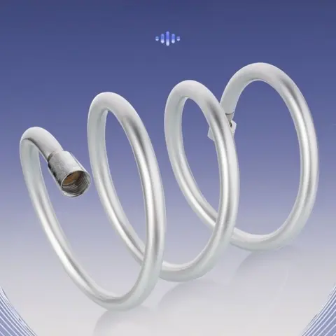 2m/1.5m/1.0m super soft silicone shower hose anti-twist gun metal bathroom pipe long water pipe high quality pvc pipe