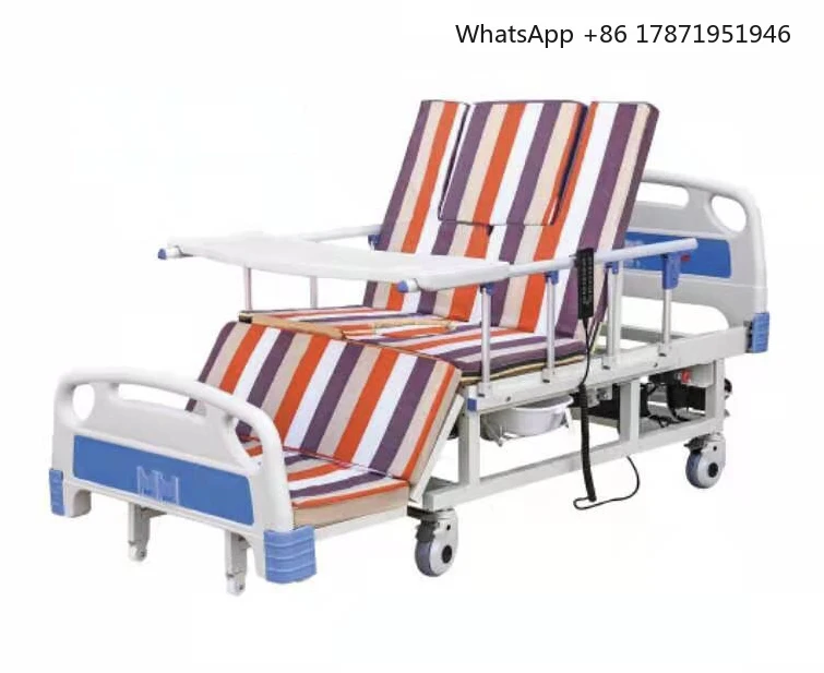 Hotselling HB-H5-G32 Home and Hospital Manual Nursing Bed Multifunctional Metal Manual Elderly Bed 5 Years Warranty