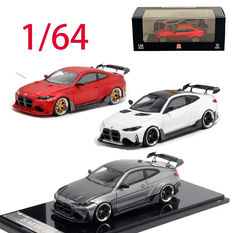 

SW Diecast 1/64 Scale BMW Alloy Car Model BMW G82 M4 ADRO BODY KIT Play Vehicles Toys for Boys Original Box Decoration