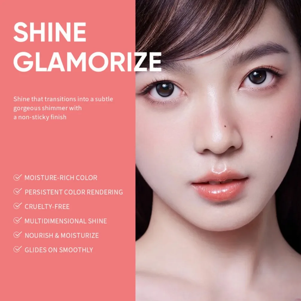 프라이빗 라벨 맞춤 로고 도매 메이크업 레인보우 과일 립글로스 시어 컬러 립밤 소프트 튜브 건조함 보습 립 오일