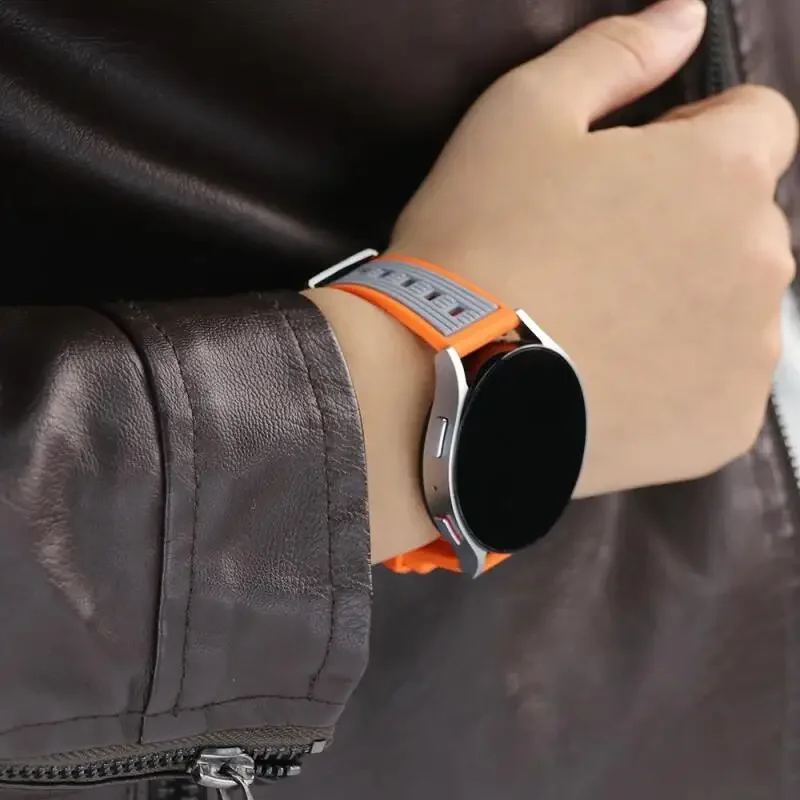 Cinturino in silicone + custodia in vetro per Amazfit Active 2 Cover protettiva per schermo per Amazfit Active 2 Sostituisci il cinturino Correa