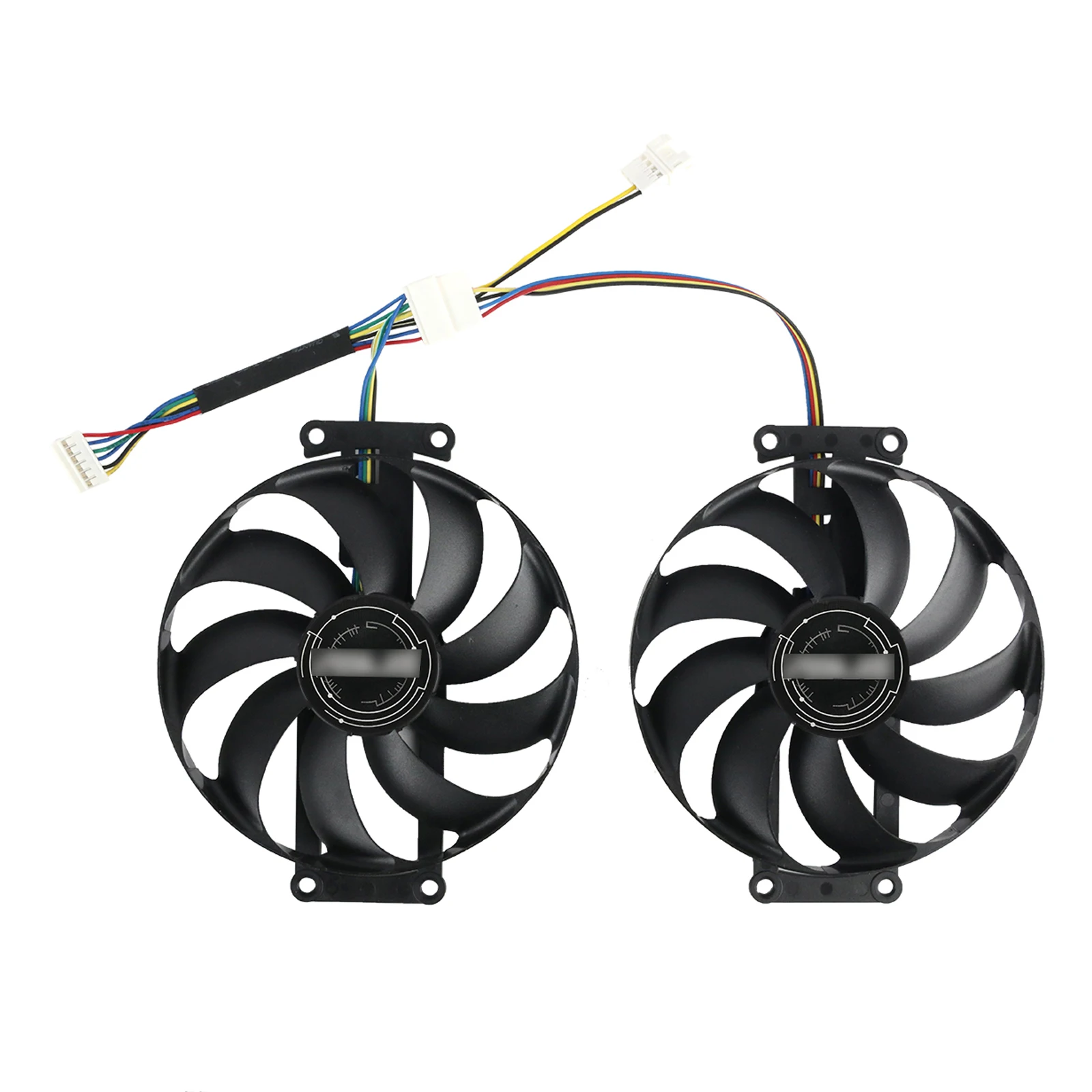 87Mm FDC10H12S9-C 12V 6Pin Dual GTX1650 1660 Mini Card Đồ Họa Mát Người Hâm Mộ Dành Cho ASUS GeForce GTX 1650 1660 MINI Quạt Đôi Làm Mát