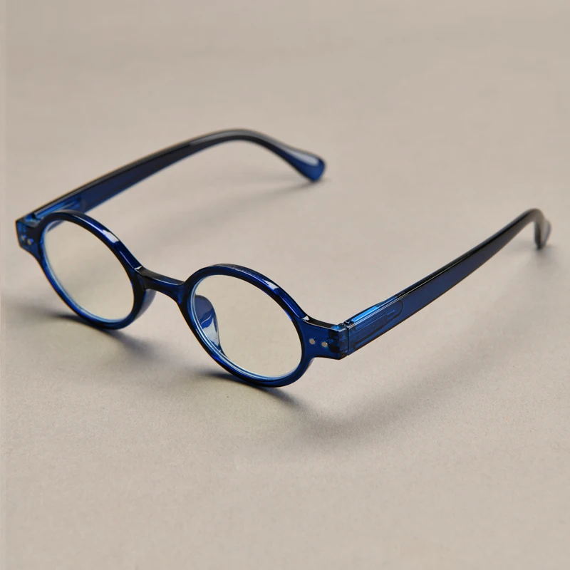 Kleine runde Rahmen modische Retro Lesebrille blaues Licht blockierende Hyperopiebrille Unisex Computerbrille +0 – Detail 5