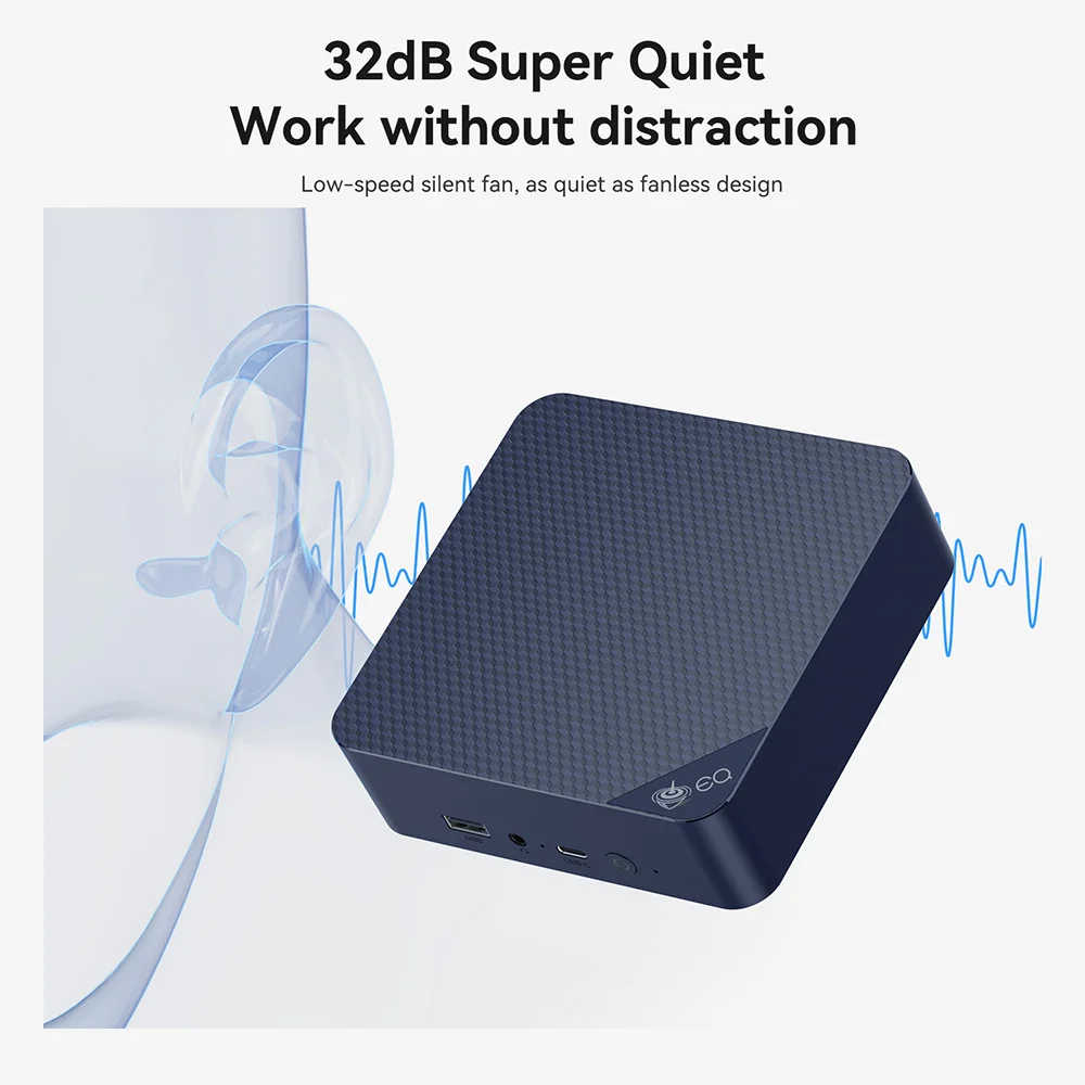 Новый Beelink EQ14 Intel Lake-N150 Mini PC 16G RAM DDR4 3200 МГц 500 ГБ SSD Настольный офисный компьютер VS Mini S12 Pro N100 EQ13 N200