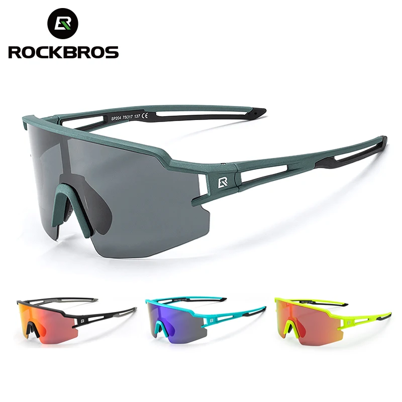 ROCKBROS Bike Glasses UV400 Cycling Eyewear Fishing Hiking Outdoor Sunglasses Polarized Cycling Glasses MTB Road Bicycle Goggles