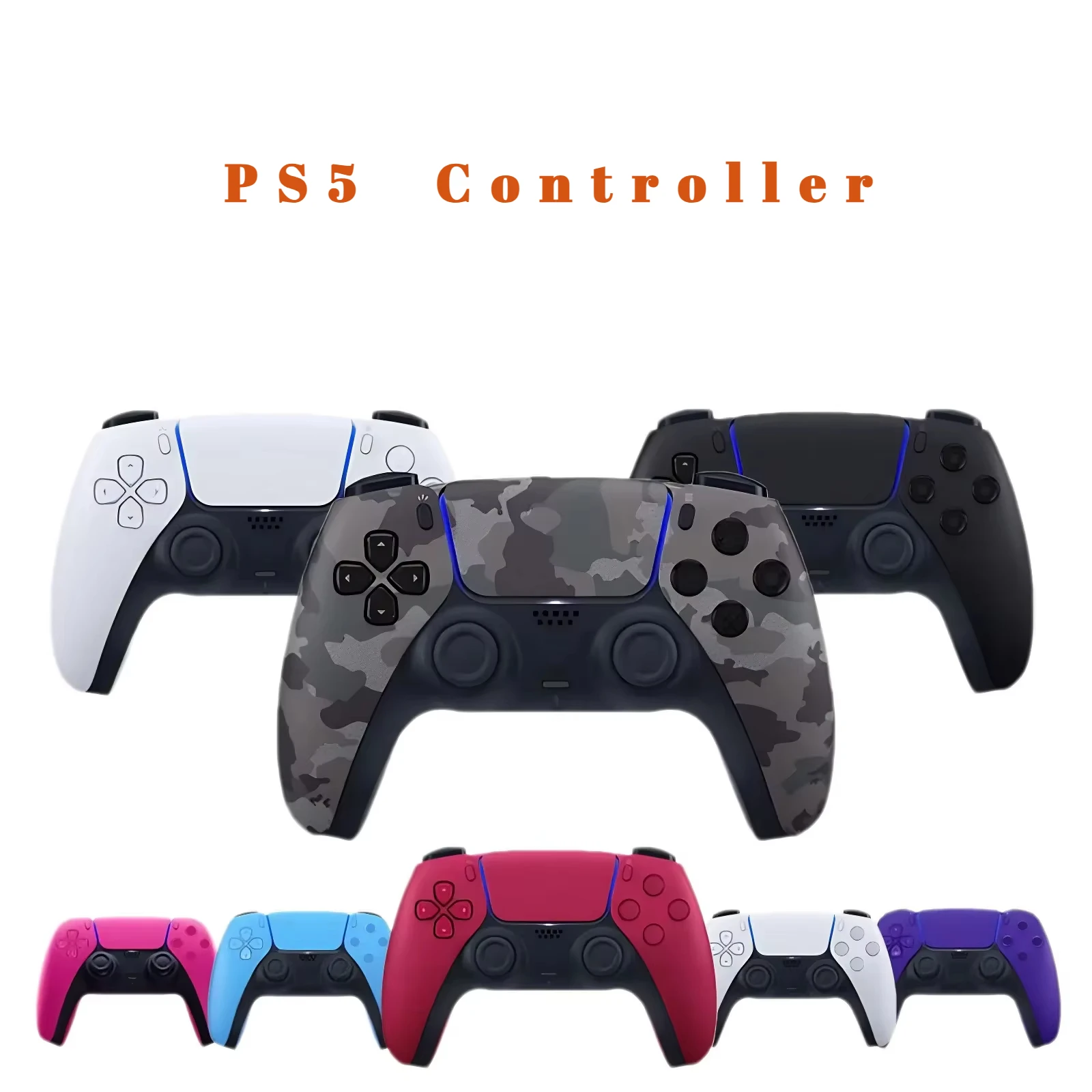 PS5 Game Controller Wireless Bluetooth Playstation 5 6-Axis Gamepad Compatible Black Myth:Wukong ，Not Original