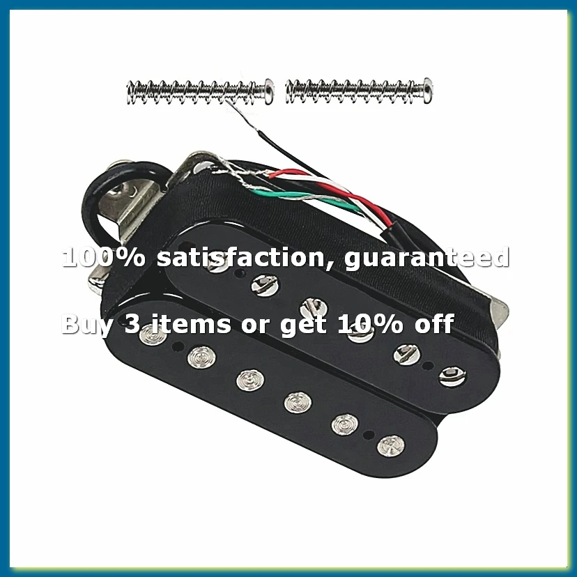 Metal Guitar Bridge Pickup,4-Wire,Double Coil Pickup for Electric Guitar,Enhance Guitar'S Sound Quality and Performance-ANKL